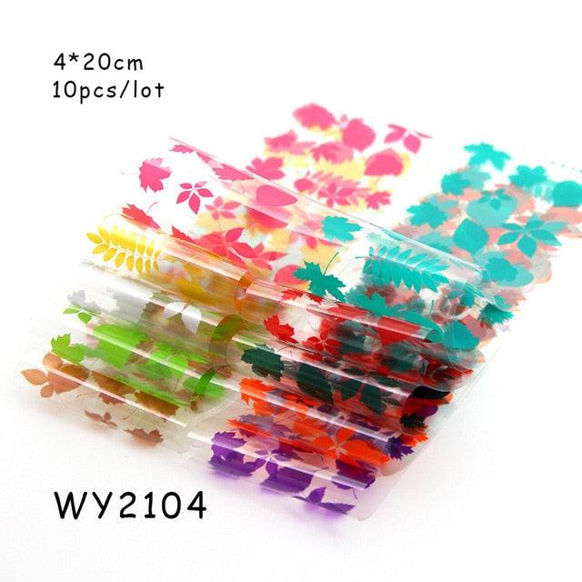 Holographic Nail Foil Transfer Set Sticker Decal Nail Art Foils Designer Marble Nail Decoration Sliders Wraps Manicure Women Kids Girls Manicure Decoration Nail Art Supplies 3D Self-Adhesive Nail Decals Designer Nail Stickers for Acrylic Nails