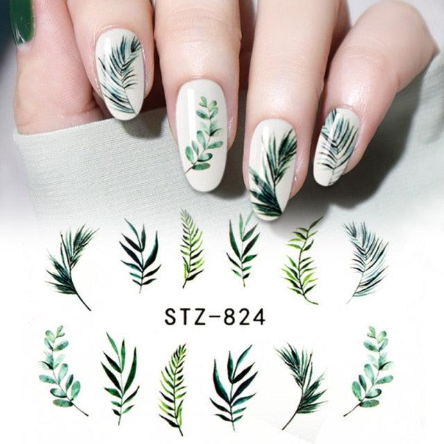 3D Nail Stickers Leaves Butterfly Panda Love Heart Design Stickers For Nails Manicure Foil Nail Art Decor Girls Manicure Decoration Nail Art Supplies 3D Self-Adhesive Nail Decals Designer Nail Stickers for Acrylic Nails