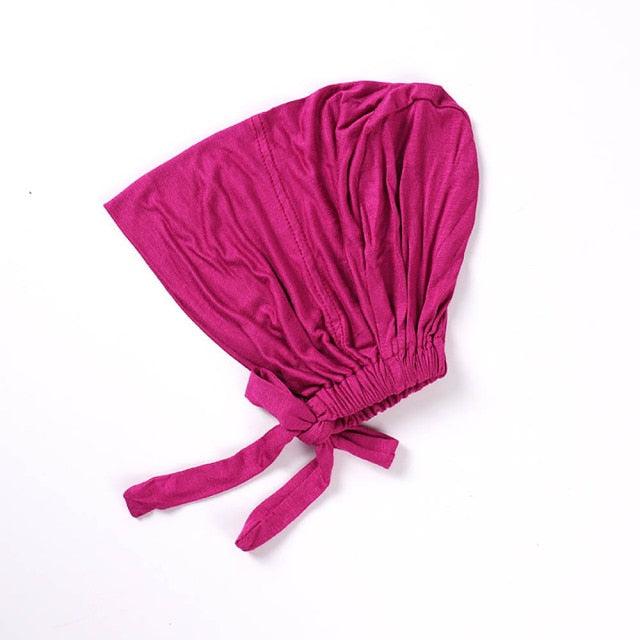 Fashion Modal Under Scarf Hijab Turban Cap Cotton With Band Adjustable Inner Hijab cap Muslim Turban Hijab Cap For Women