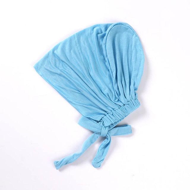 Fashion Modal Under Scarf Hijab Turban Cap Cotton With Band Adjustable Inner Hijab cap Muslim Turban Hijab Cap For Women