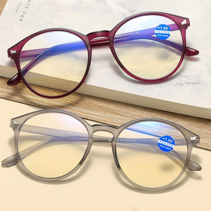 Blue Light Blocking Glasses - Women/Men Reading Glasses Vintage Business Also Blue Light Blocking Glasses Women Men Clear Lens Frame Eyewear Frame Reading Gaming Glasses +1.0 +1.5 +2.0 +2.5 +3.0 +3.5