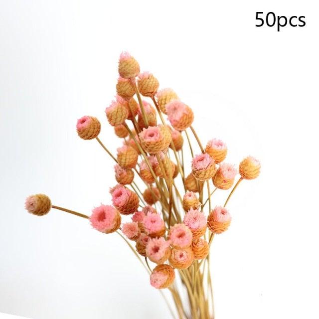 Natural Gypsophila Dried Flowers Mini Babysbreath Flower Preserve Floral Decor Bouquet Wedding Party Home Backdrop Decor 12cm