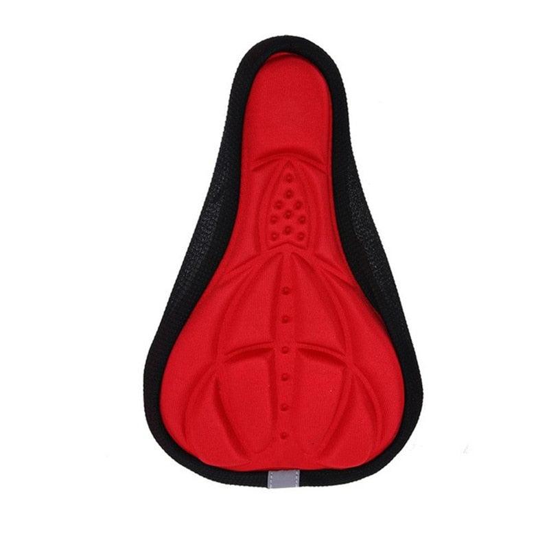 Mountain Bike 3D Saddle Cover Thick Breathable Super Soft Bicycle Seat Cushion Silicone Sponge Gel Seat Cover With Gel Padding And Memory Foam Bike Seat Cushion Cover Pad For Bicycle Seat Saddle