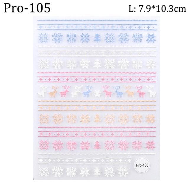 5D Sweater Nail Sticker Acrylic Engraved Winter Charm Designs Beauty Cloth Christmas Patterns Nails Art Decoration Tools Nail Art Stickers Decor Tip Transfer Nail Decals Sticker For Pretty Girl Self-Adhesive Nail Decals Designer Nail Stickers