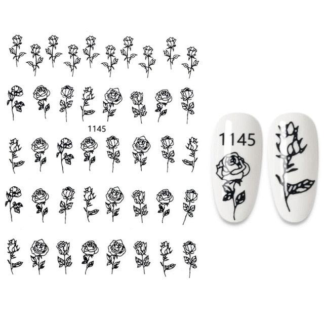 The New 3D Nail Sticker Cool English Letter stickers for nail Foil Love Heart Design Nails Accessories Fashion Manicure Sticker Stickers Girls Manicure Decoration Nail Art Supplies 3D Self-Adhesive Nail Decals Designer Nail Stickers for Acrylic Nails