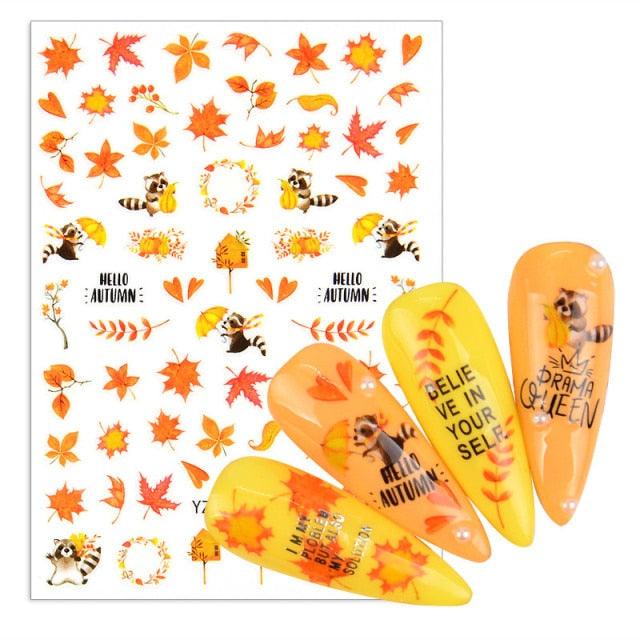 Water Decal Nail Art Decorations Nail Sticker Tattoo Full Cover Beauty Decals Manicure Supplies Accessories Women Kids Girls Manicure Decoration Nail Art Supplies 3D Self-Adhesive Nail Decals Designer Nail Stickers for Acrylic Nails