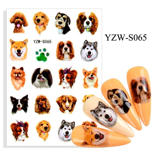 Water Decal Nail Art Decorations Nail Sticker Tattoo Full Cover Beauty Decals Manicure Supplies Accessories Women Kids Girls Manicure Decoration Nail Art Supplies 3D Self-Adhesive Nail Decals Designer Nail Stickers for Acrylic Nails