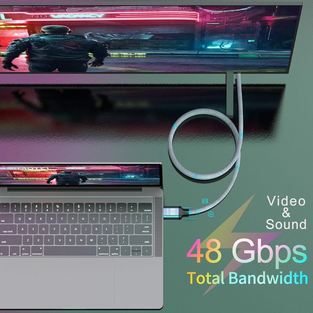 4K HDMI Cable HDMI 2.0 Ultra HD Audio Wire HDMI Splitter Digital Cord High Speed 18Gbps HDMI 2.0 Cable 4K HDR 2160P For TV Projector Laptops Gaming
