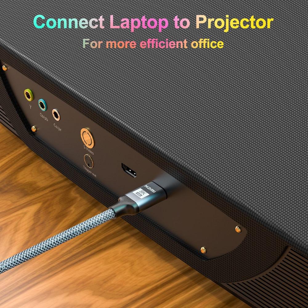 4K HDMI Cable HDMI 2.0 Ultra HD Audio Wire HDMI Splitter Digital Cord High Speed 18Gbps HDMI 2.0 Cable 4K HDR 2160P For TV Projector Laptops Gaming