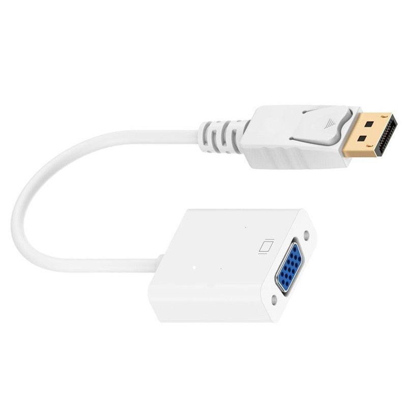 Compatible DisplayPort To VGA Cable Adapter Converter For PC Computer 16K DisplayPort 2.0 Cable 10ft Supports 16K@60Hz 10K@60Hz 8K@60Hz 4K@165Hz 4K@144Hz 80Gbps Dynamic HDR Laptop HDTV Monitor Projector