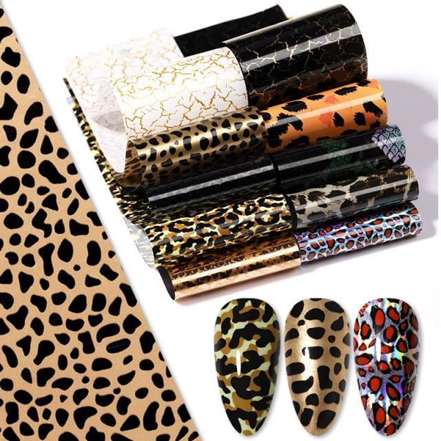 Nail Foils Marble Flower Series Iridescent Nail Art Transfer Sticker Paper Slider Nail Water Decal Design Manicures Decorations Art Manicures Decoration New Gold Nail Transfer Foils for Nail Arts Nails Supply Holographic Effect Nail Art Foil Stickers Hol