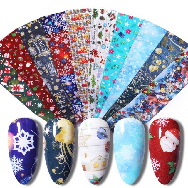Nail Foils Marble Flower Series Iridescent Nail Art Transfer Sticker Paper Slider Nail Water Decal Design Manicures Decorations Art Manicures Decoration New Gold Nail Transfer Foils for Nail Arts Nails Supply Holographic Effect Nail Art Foil Stickers Hol