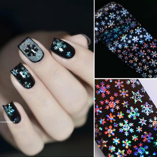 Nail Foils Marble Flower Series Iridescent Nail Art Transfer Sticker Paper Slider Nail Water Decal Design Manicures Decorations Art Manicures Decoration New Gold Nail Transfer Foils for Nail Arts Nails Supply Holographic Effect Nail Art Foil Stickers Hol