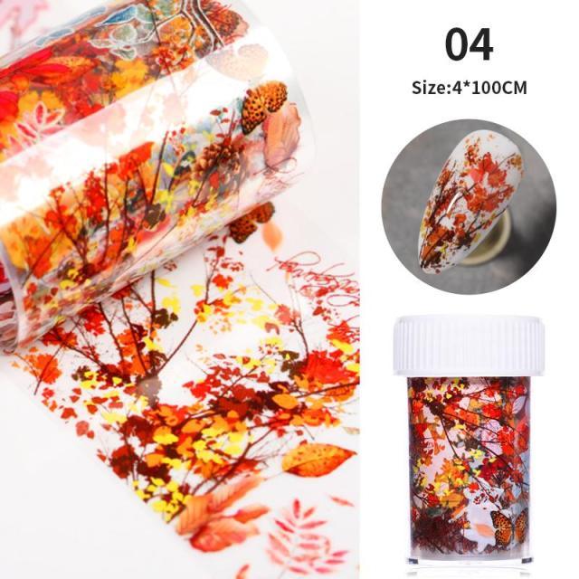 Nail Foils Marble Flower Series Iridescent Nail Art Transfer Sticker Paper Slider Nail Water Decal Design Manicures Decorations Art Manicures Decoration New Gold Nail Transfer Foils for Nail Arts Nails Supply Holographic Effect Nail Art Foil Stickers Hol