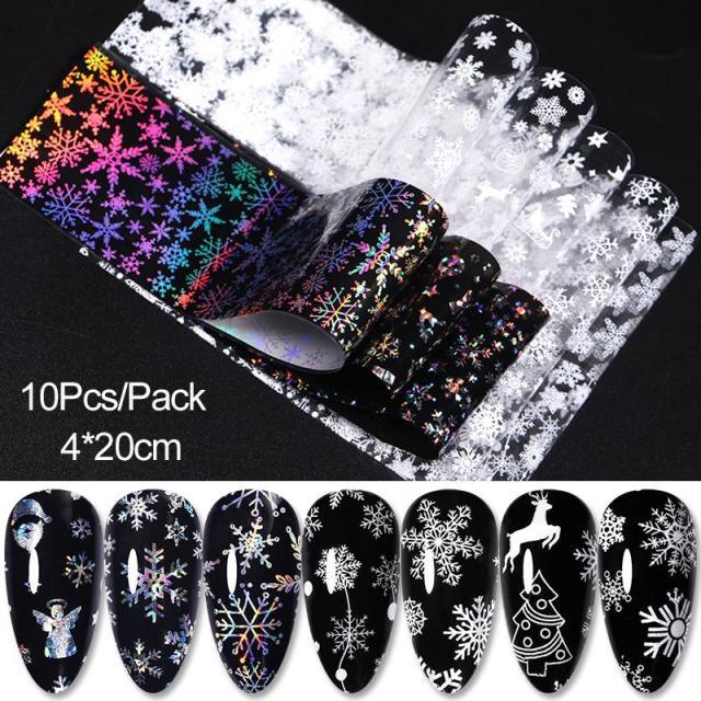 Nail Foils Marble Flower Series Iridescent Nail Art Transfer Sticker Paper Slider Nail Water Decal Design Manicures Decorations Art Manicures Decoration New Gold Nail Transfer Foils for Nail Arts Nails Supply Holographic Effect Nail Art Foil Stickers Hol