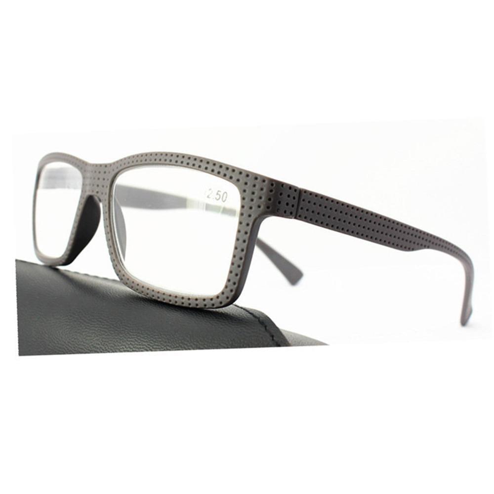 Fashion For Men And Women Reading Glasses Frame Retro Classic Eyeglasses New Ultralight Eyewear Reading Glasses Oversize Large Square Men Readers ,Comfort Lightweight Eyeglasses Flexible Spring Hinge
