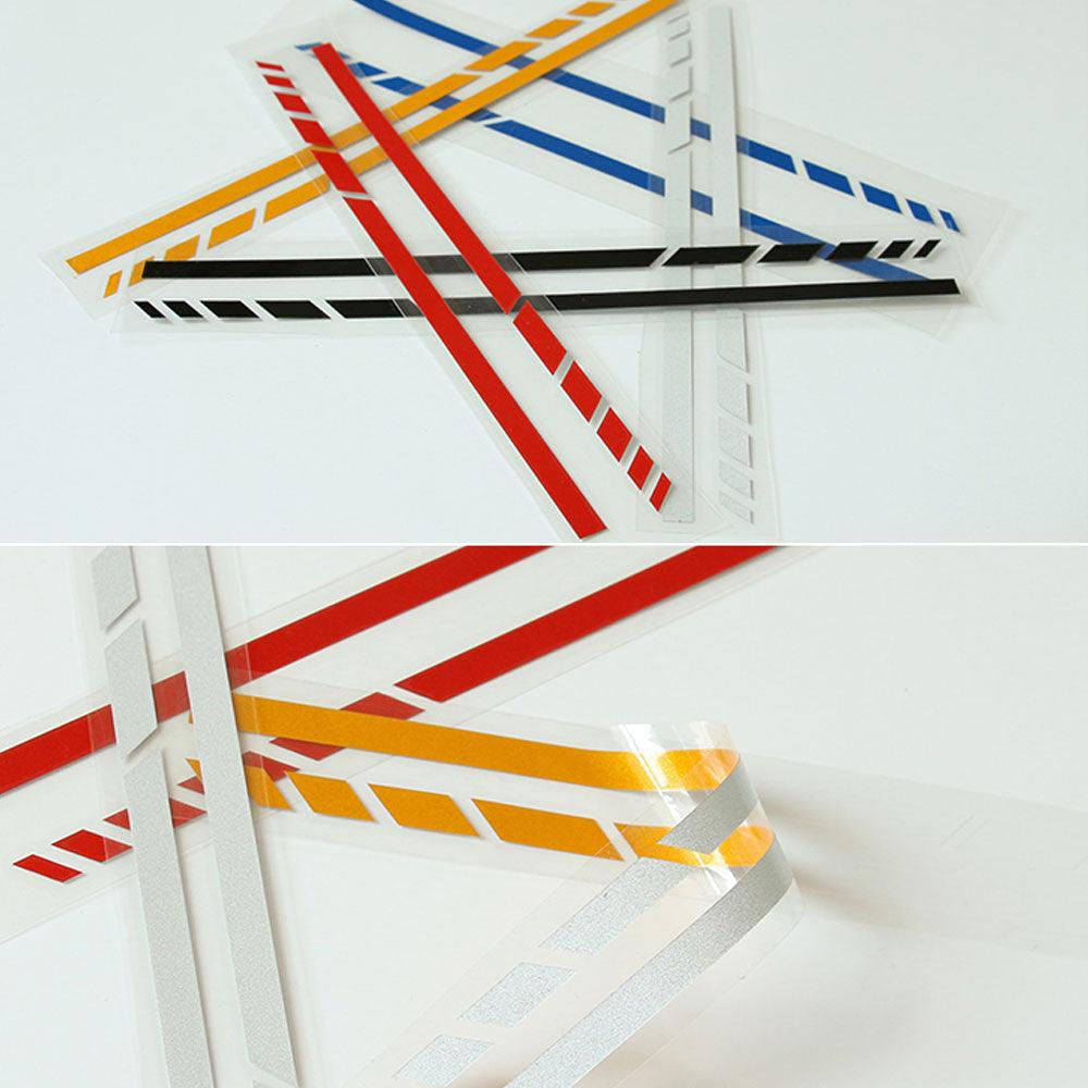 1Pair Car Rear View Mirror Sticker Reflective Decal Vinyl Sticker Decal Stripe Sticker Car Rear View Mirror Stickers Car Body Stickers Waterproof Reflective Car Side Stickers Auto Side Stripe Decals Side Mirror Reflective Decals Auto Rearview Stickers