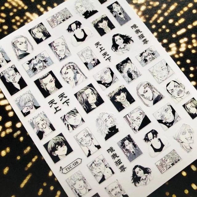 3D Nail Art Stickers Decal Template Nail Tool Decorations Nail Slider Metallic Nail Art Stickers Set Love Metal Nail Studs Decals for Women Nail Decorations Accessories Metal Curve Stripe Lines Design Letter Nail Sticker Decoration