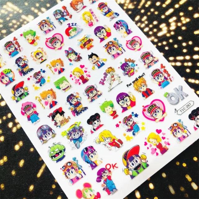 3D Nail Art Stickers Decal Template Nail Tool Decorations Nail Slider Metallic Nail Art Stickers Set Love Metal Nail Studs Decals for Women Nail Decorations Accessories Metal Curve Stripe Lines Design Letter Nail Sticker Decoration