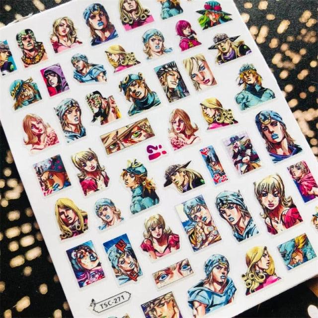3D Nail Art Stickers Decal Template Nail Tool Decorations Nail Slider Metallic Nail Art Stickers Set Love Metal Nail Studs Decals for Women Nail Decorations Accessories Metal Curve Stripe Lines Design Letter Nail Sticker Decoration