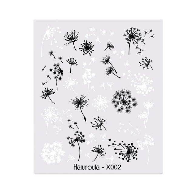 Nails Sticker Nail Art Decorations Flowers Leaves Decals Water Transfer Sliders Woman Face Fruit Foil Manicures Wraps Water Transfer Nail Decals Sticker For Pretty Girl Self-Adhesive Nail Decals Designer Nail Stickers for Acrylic Decal