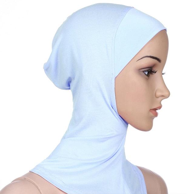 New Luxury Fashion Winter Soft Colorful Inner Hijab Cap Muslim Turban Hijab Caps Muslim Under Scarf Women Lightweight Hijab Bonnet Muslim Women Elegant Scarf Turbans Head For Women Women's Hijabs Hijab Caps Hat For Women