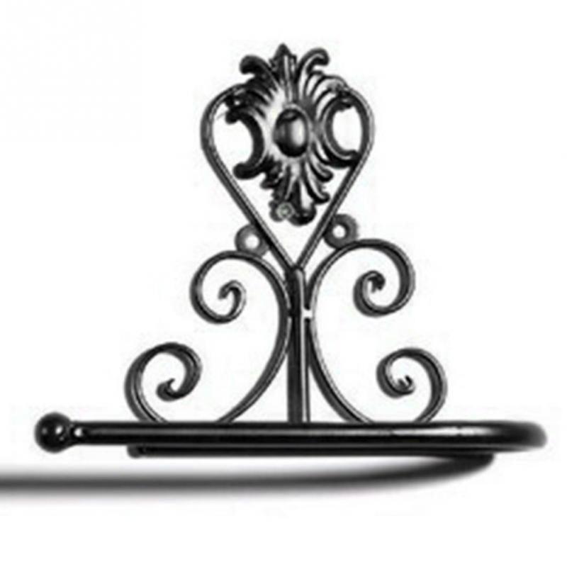 New Arrival Classic Bathroom accessories Vintage Iron Toilet Paper Towel Roll Holder Bathroom Wall Mount Rack Toilet Paper Roll Holder Cast Iron Wall Mounted Toilet Tissue Holder European Victorian Design