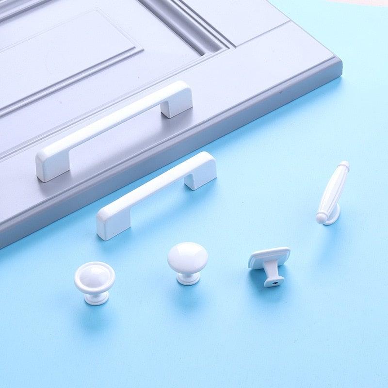 Handles Drawer Cabinet Furniture Kitchen Handles For Cabinet Knob Door Drawer Furniture Kitchen Knob Simplicity White Stainless Steel Hollow Tube Bar Drawer Pulls Cupboard Knob For Kitchen Furniture Hardware