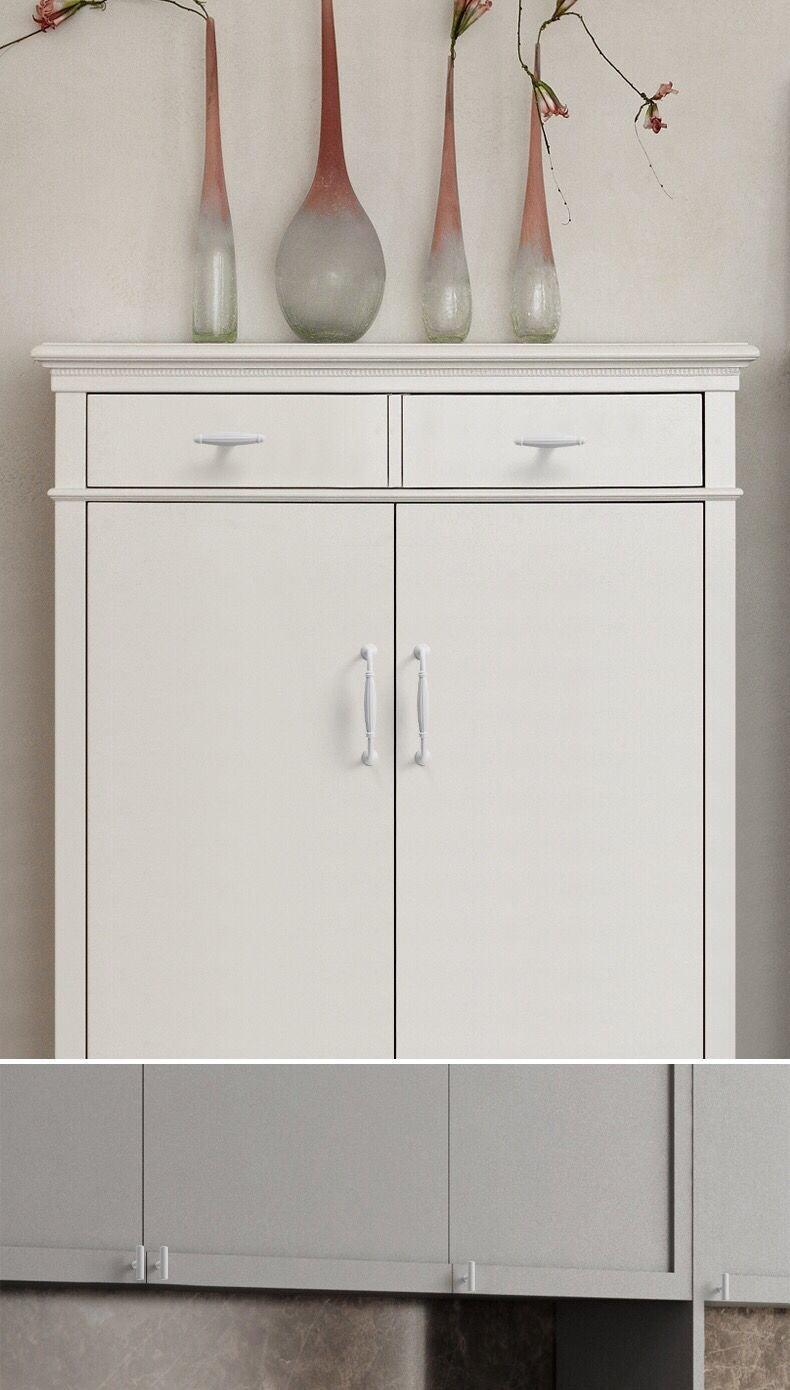 Handles Drawer Cabinet Furniture Kitchen Handles For Cabinet Knob Door Drawer Furniture Kitchen Knob Simplicity White Stainless Steel Hollow Tube Bar Drawer Pulls Cupboard Knob For Kitchen Furniture Hardware