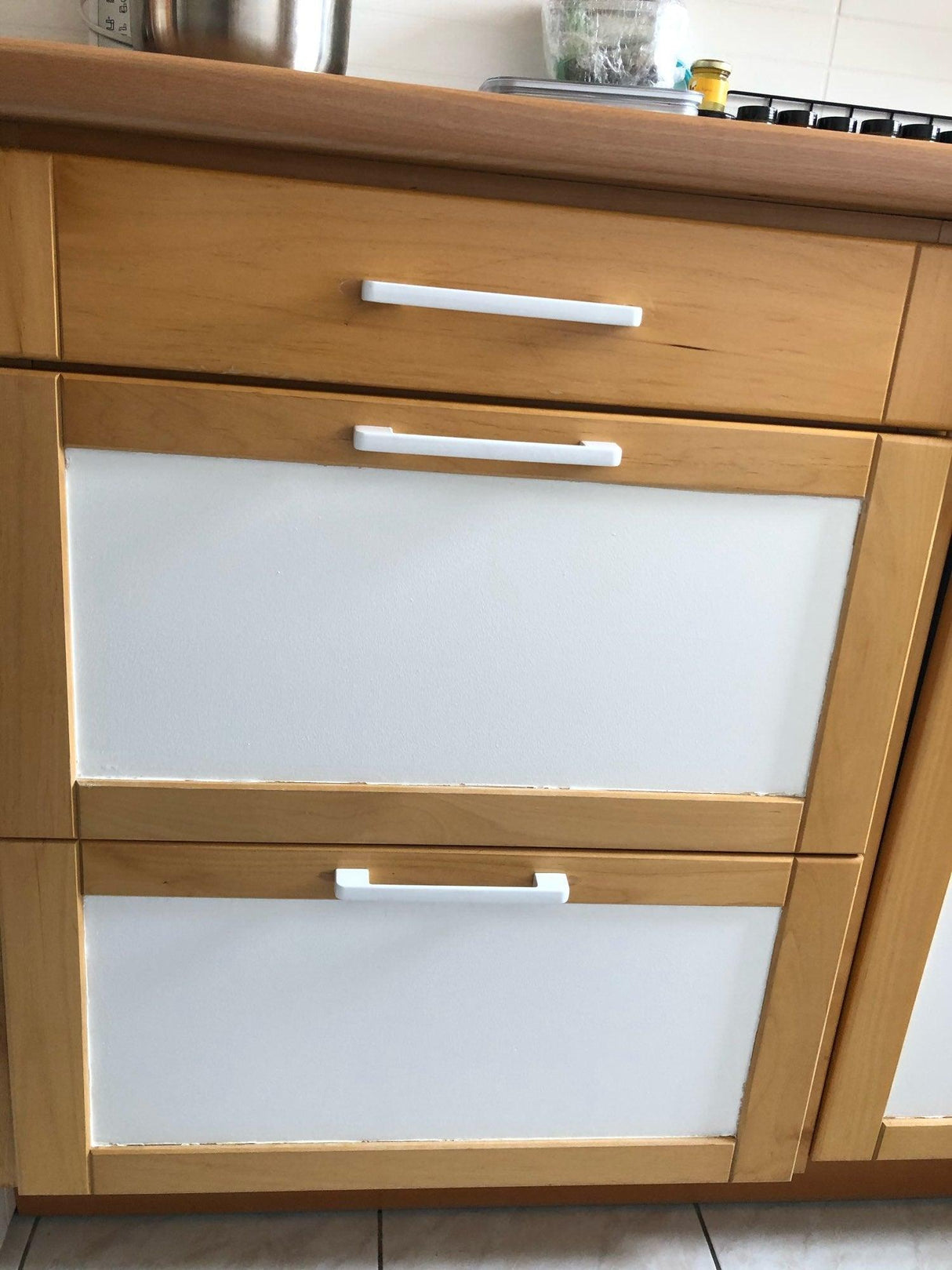 Handles Drawer Cabinet Furniture Kitchen Handles For Cabinet Knob Door Drawer Furniture Kitchen Knob Simplicity White Stainless Steel Hollow Tube Bar Drawer Pulls Cupboard Knob For Kitchen Furniture Hardware