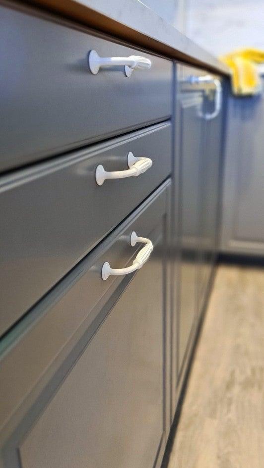 Handles Drawer Cabinet Furniture Kitchen Handles For Cabinet Knob Door Drawer Furniture Kitchen Knob Simplicity White Stainless Steel Hollow Tube Bar Drawer Pulls Cupboard Knob For Kitchen Furniture Hardware