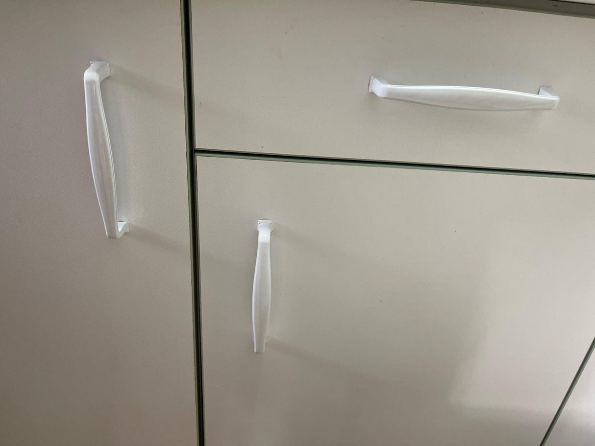 Handles Drawer Cabinet Furniture Kitchen Handles For Cabinet Knob Door Drawer Furniture Kitchen Knob Simplicity White Stainless Steel Hollow Tube Bar Drawer Pulls Cupboard Knob For Kitchen Furniture Hardware