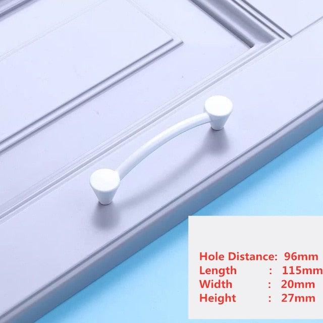 Handles Drawer Cabinet Furniture Kitchen Handles For Cabinet Knob Door Drawer Furniture Kitchen Knob Simplicity White Stainless Steel Hollow Tube Bar Drawer Pulls Cupboard Knob For Kitchen Furniture Hardware
