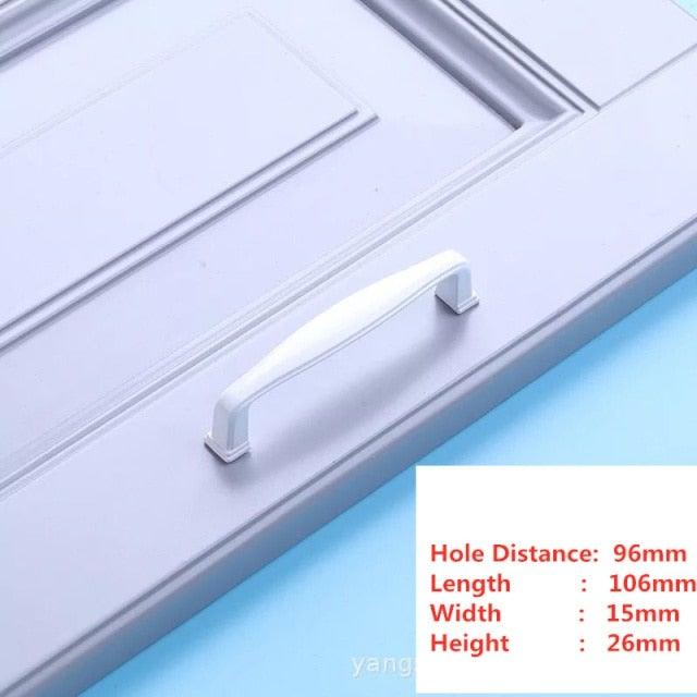 Handles Drawer Cabinet Furniture Kitchen Handles For Cabinet Knob Door Drawer Furniture Kitchen Knob Simplicity White Stainless Steel Hollow Tube Bar Drawer Pulls Cupboard Knob For Kitchen Furniture Hardware