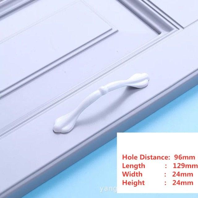 Handles Drawer Cabinet Furniture Kitchen Handles For Cabinet Knob Door Drawer Furniture Kitchen Knob Simplicity White Stainless Steel Hollow Tube Bar Drawer Pulls Cupboard Knob For Kitchen Furniture Hardware
