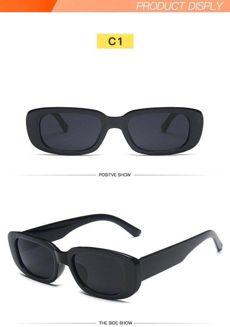 Rectangle Retro Sunglasses For Women New Oval Shape Glasses For Women/Men New Square Retro Eyeglasses For Women Luxury Design Frames