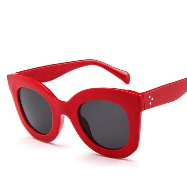 Ladies Fashion Retro Sun Sunglasses For Women Cat Eye Glasses Women/Men Luxury Eyewear For Female Lightweight Frame Glasses For Women Retro Eyewear Unique Style Eyeglasses