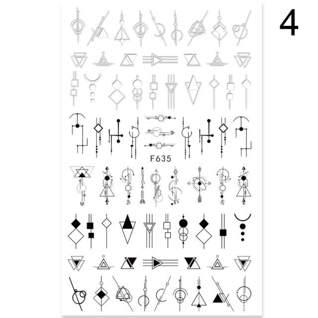 3D Nail Sticker Russian English Letter Sticker For Nails Foil Love Heart Design Accessories Fashion Manicures Sticker Decoration Nail Art Stickers Water Transfer Nail Decals Full Wraps Gradient Acrylic Nail Kits for Women Manicure Decoration