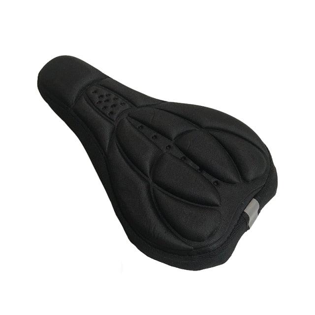 Mountain Bike 3D Saddle Cover Thick Breathable Super Soft Bicycle Seat Cushion Silicone Sponge Gel Seat Cover With Gel Padding And Memory Foam Bike Seat Cushion Cover Pad For Bicycle Seat Saddle
