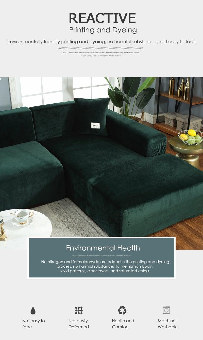 Stretchable Couch Cover Lounge Sofa Slipcover Furniture Cover Machine Washable Elasticated Sofa Covers Chaise Longue For Living Room Corner Armchair Elastic Cushion Couch Furniture 3 Seater Slipcover For Home