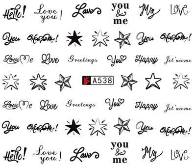 Nail Art Water Transfer Stickers Anime Mouse Animal Kid slider adhesive Watermark Decals Women Beauty Wedding Nails Decal Self-Adhesive 3D Wave Design Decoration for Women Girls Art Stickers Decal Decoration Metallic Curve Strip Line Nail