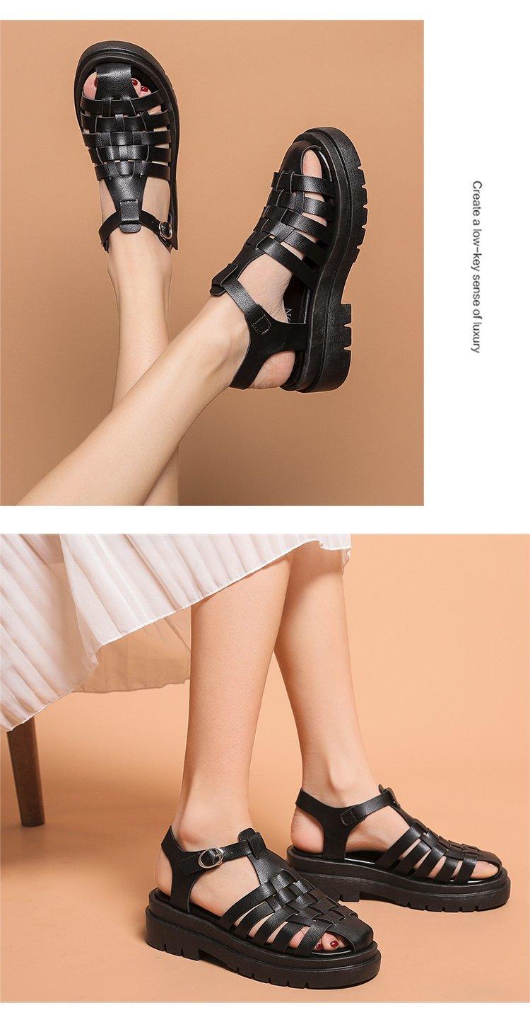 Platform Women's Sandals Summer Fashion Women Beach Classic Sandal Comfortable Beach Pool Platforms Sandals With Buckle Open Toe Ankle Strap Thick-Soled Casual Women's Shoes