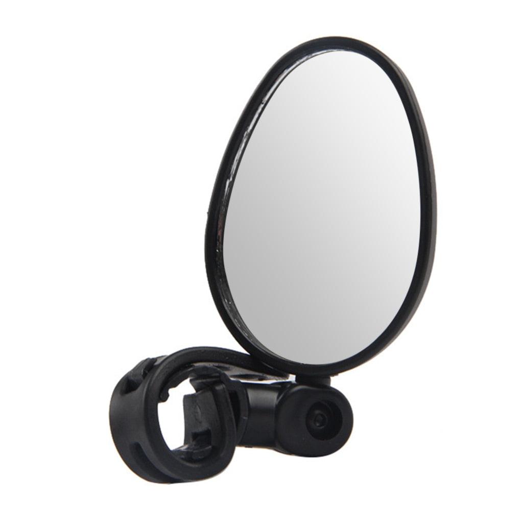 Handlebar Bike Mirror Bicycle Rear view Lens Wide-Angle Safety Mirror Mountain Road Bicycle Wide-Angle Reflector Rotatable Handlebar Mirror Wide Angle Bicycle Mirror Cycling Rear View Mirror Shockproof Acrylic Convex Mirror Safe Rearview Mirror