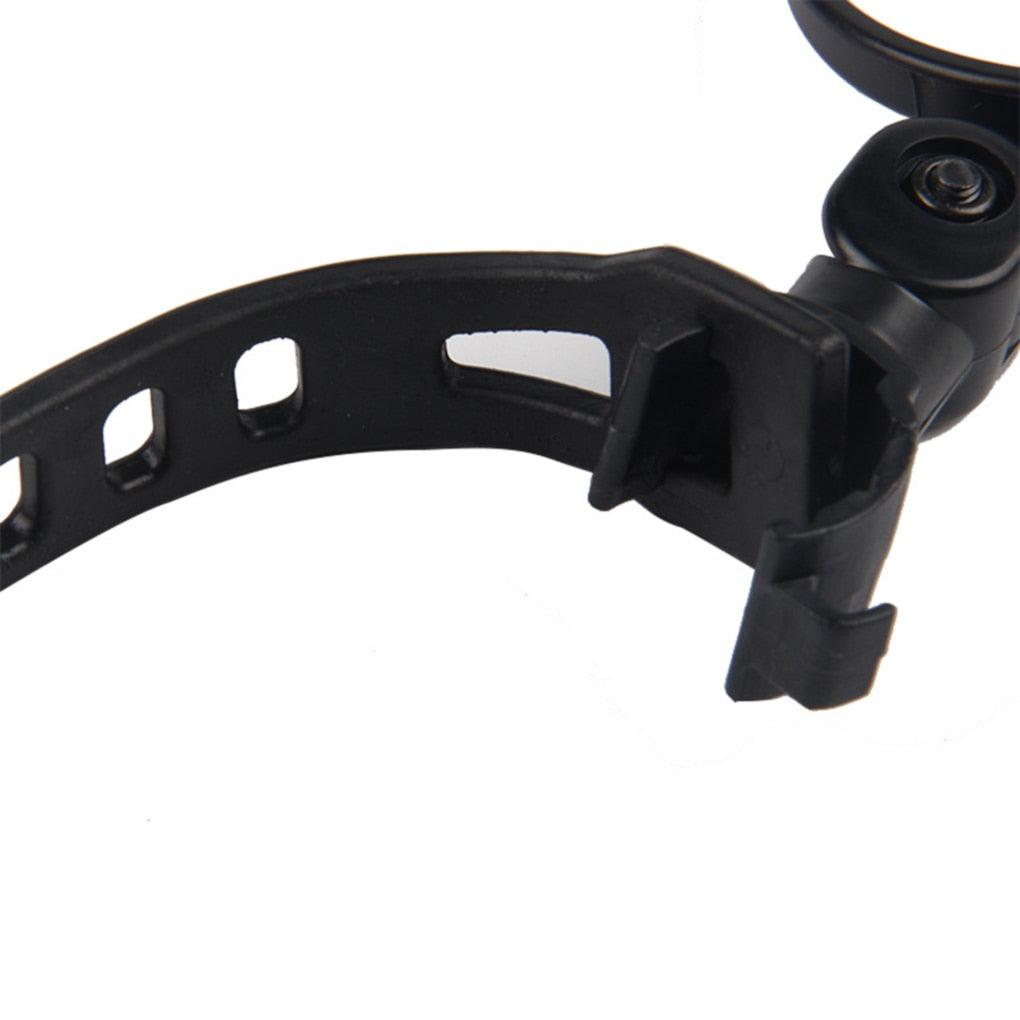 Handlebar Bike Mirror Bicycle Rear view Lens Wide-Angle Safety Mirror Mountain Road Bicycle Wide-Angle Reflector Rotatable Handlebar Mirror Wide Angle Bicycle Mirror Cycling Rear View Mirror Shockproof Acrylic Convex Mirror Safe Rearview Mirror
