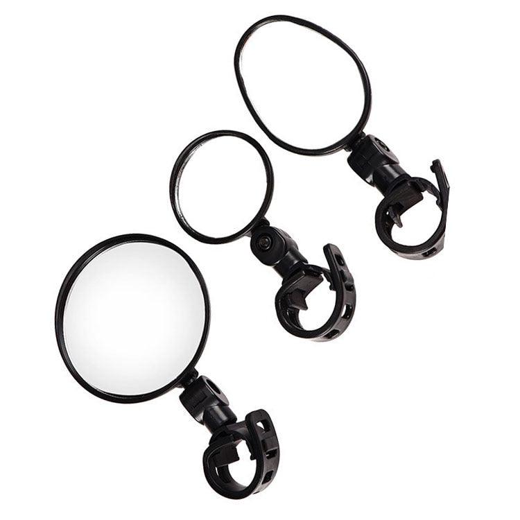 Universal Bike Bicycle Cycling Mirror Handlebar Wide Angle Rear View Rearview Bike Accessories Bike Helmet Mirror Bike mirror, 2pcs bike rear view mirrors With Wide Angle Convex Mirror Adjustable Rotatable Handlebar For Mountain Bike Off-Road Bike