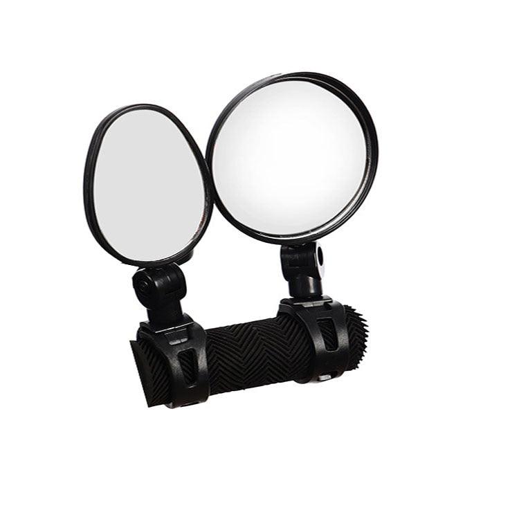 Universal Bike Bicycle Cycling Mirror Handlebar Wide Angle Rear View Rearview Bike Accessories Bike Helmet Mirror Bike mirror, 2pcs bike rear view mirrors With Wide Angle Convex Mirror Adjustable Rotatable Handlebar For Mountain Bike Off-Road Bike