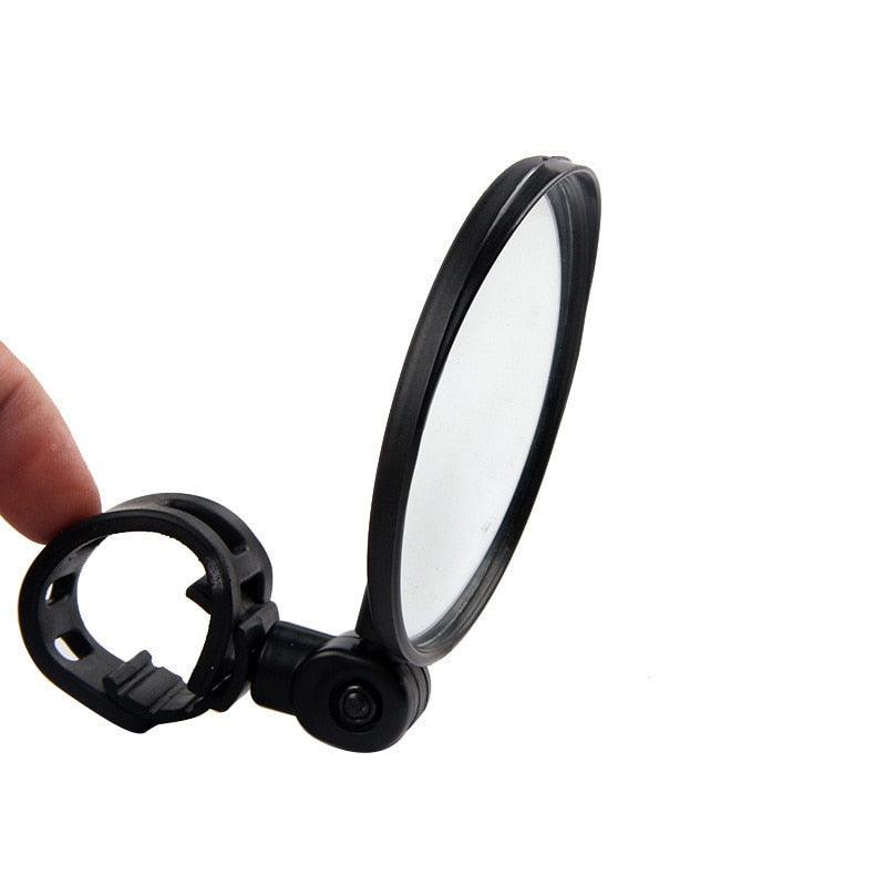 Bike Electric Scooter Rear View Mirror Bicycle Large View Convex Mirror Retro Reflector Modification Rearview Mirror Scooter Adjustable Rear View Glass Bicycle Mirror Reflector Compatible For Bike
