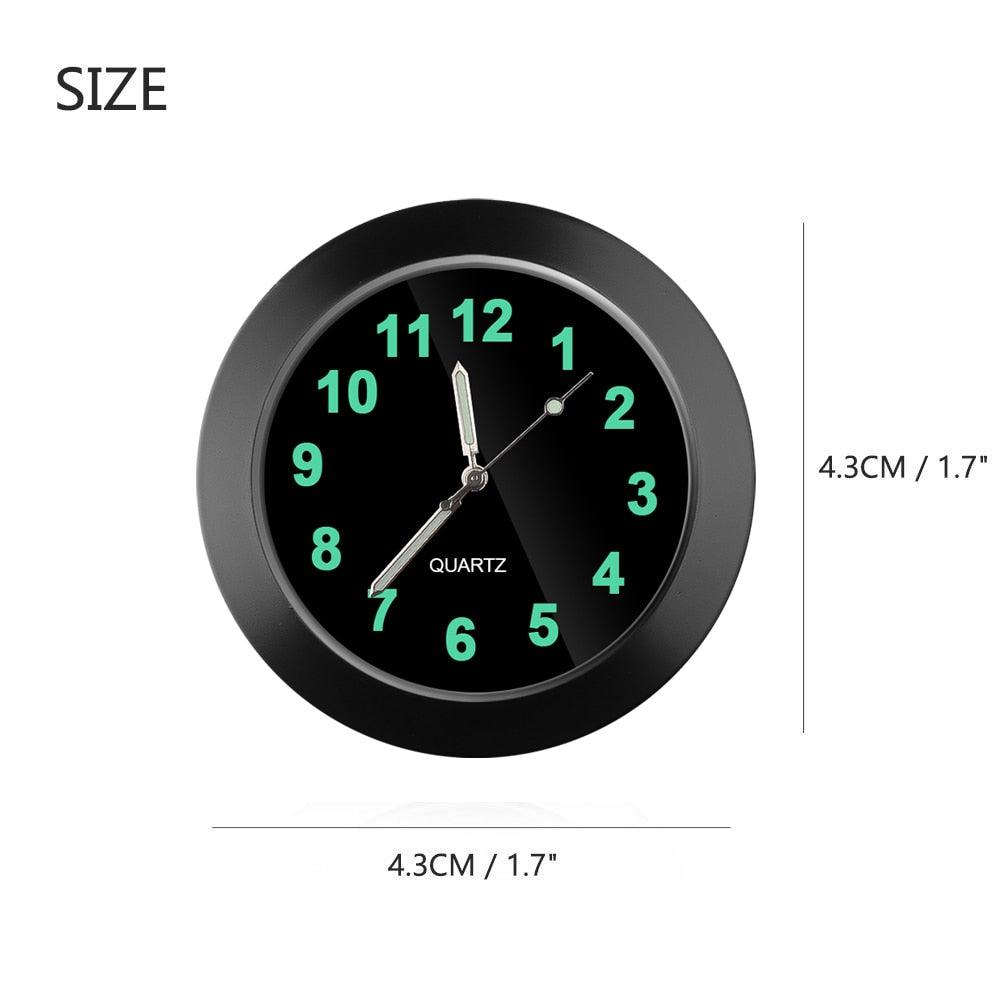 Car Clock Ornament Auto Watch Decoration Automobiles Car Dashboard Clock Cars Air Vent Clip Quartz Clocks Mini Luminous Quartz Analog Watch Universal Pocket Stick-On Clock Perfect Interior Dashboard Time Display Digital Pointer Clock In Car Accessories