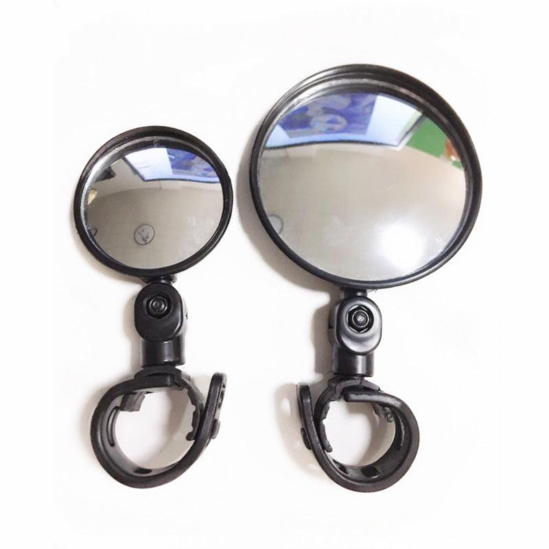 Universal Bike Bicycle Cycling Mirror Handlebar Wide Angle Rear View Rearview Bike Accessories Bike Helmet Mirror Bike mirror, 2pcs bike rear view mirrors With Wide Angle Convex Mirror Adjustable Rotatable Handlebar For Mountain Bike Off-Road Bike