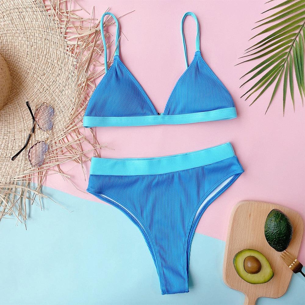 Summer Cute Vintage Women's Swimsuit Bikini Split Swimwear Women's Swimwear Women's 2-piece Beachwear Loose Bikini Fashion Retro Bikini Fashion Beachwear Summer Spa Beach Surf Sport